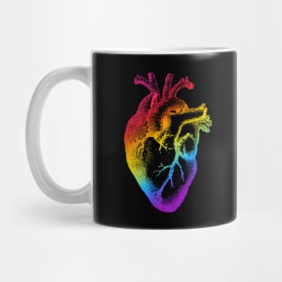 Pride Rainbow Heart Mug